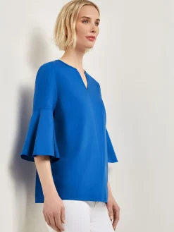 Misook Blouses & Shirts|Tops & Tees|Bell Sleeve Woven Blouse