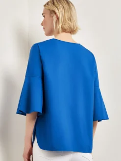 Misook Blouses & Shirts|Tops & Tees|Bell Sleeve Woven Blouse