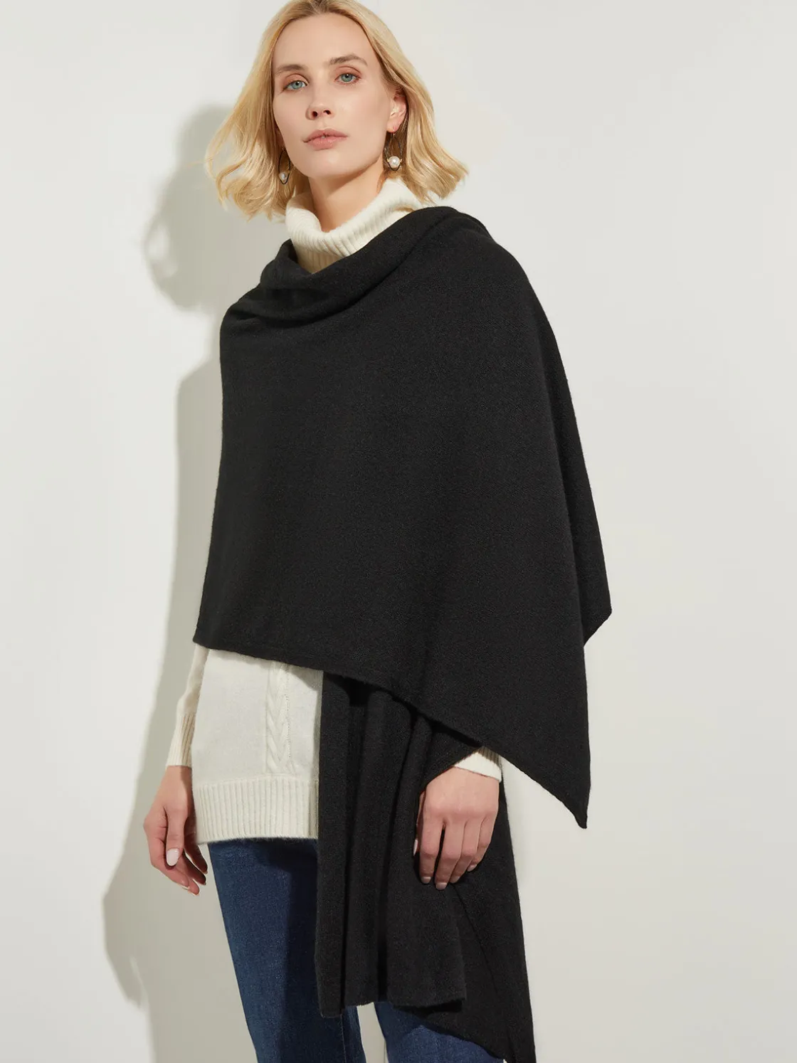 Misook Accessories|Cashmere Wrap Scarf - Jersey Scarf |