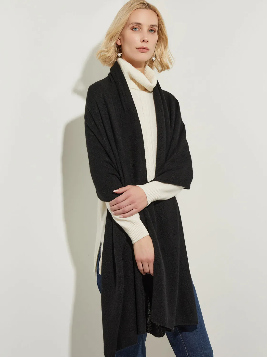 Misook Accessories|Cashmere Wrap Scarf - Jersey Scarf |
