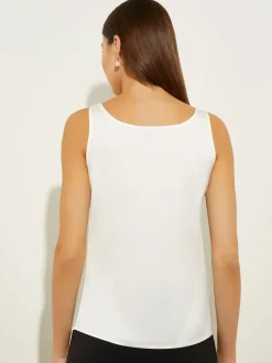Misook Tops & Tees|Tanks|Classic Crepe de Chine Tank Top,