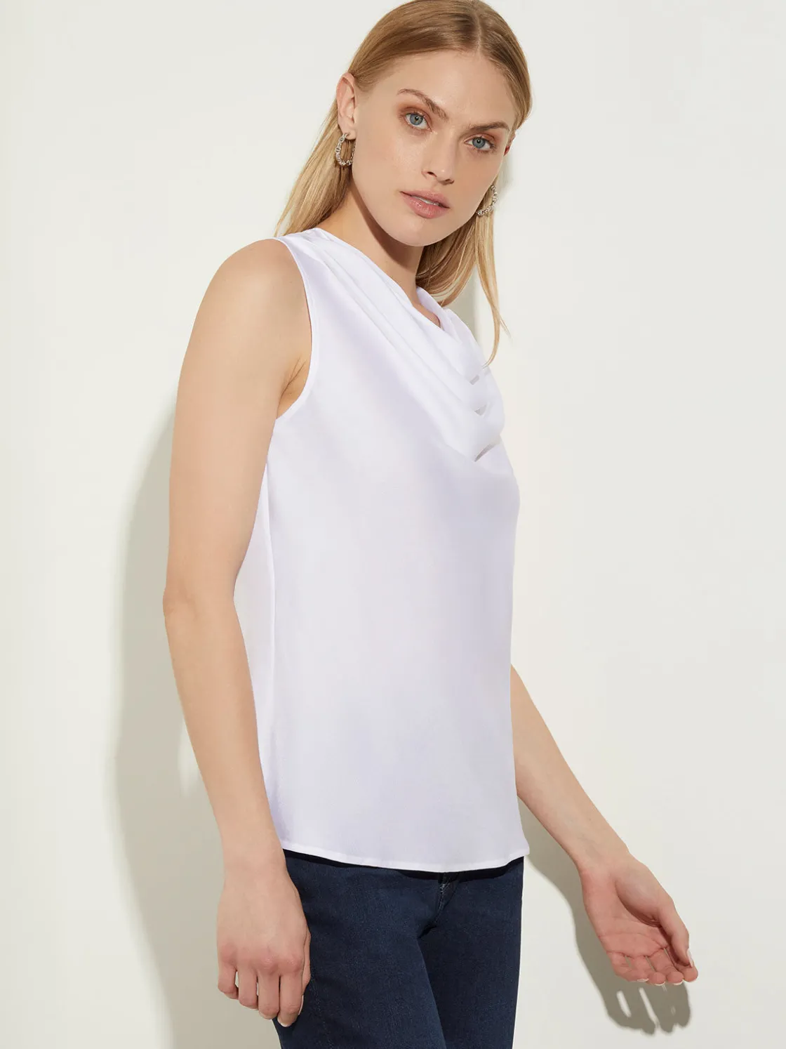 Misook Blouses & Shirts|Tops & Tees|Cowl Neck Blouse - Sleeveless Blouse |