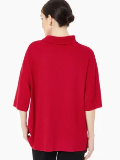 Misook Tops & Tees|Cowl Neck Textured Knit Tunic