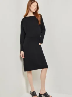 Misook Dresses|Dolman Sleeve Cashmere Dress