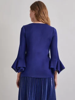 Misook Tops & Tees|Embroidered Floral Knit Blouse