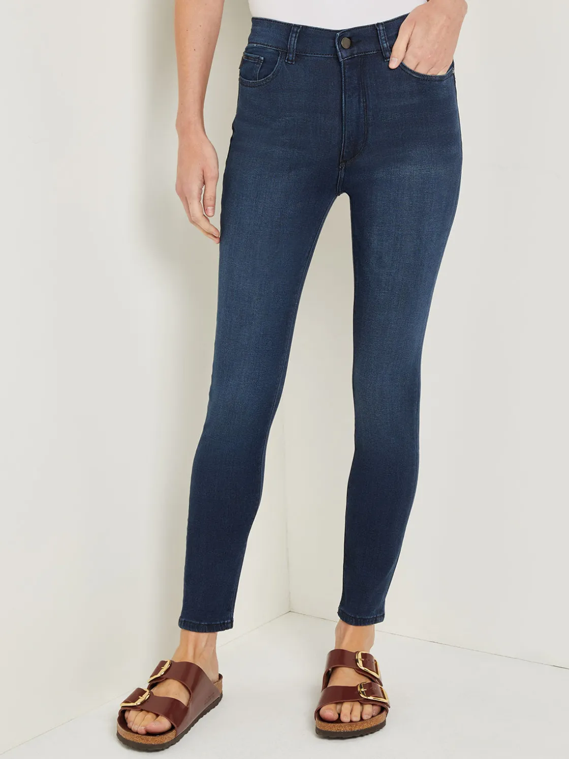 Misook Pants & Shorts|Farrow High-Rise Skinny Ankle Jeans