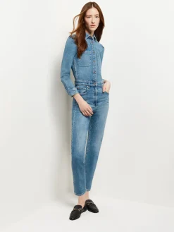 Misook Pants & Shorts|Dresses|Freja Denim Jumpsuit