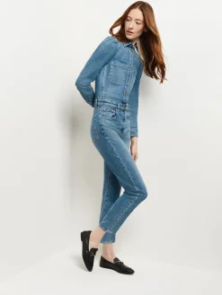 Misook Pants & Shorts|Dresses|Freja Denim Jumpsuit