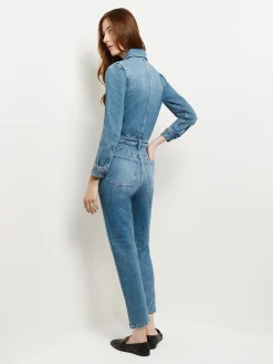 Misook Pants & Shorts|Dresses|Freja Denim Jumpsuit