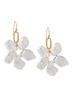 Misook Accessories|Earrings|Freshwater Wreath Dangle Earrings