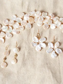 Misook Accessories|Earrings|Freshwater Wreath Dangle Earrings