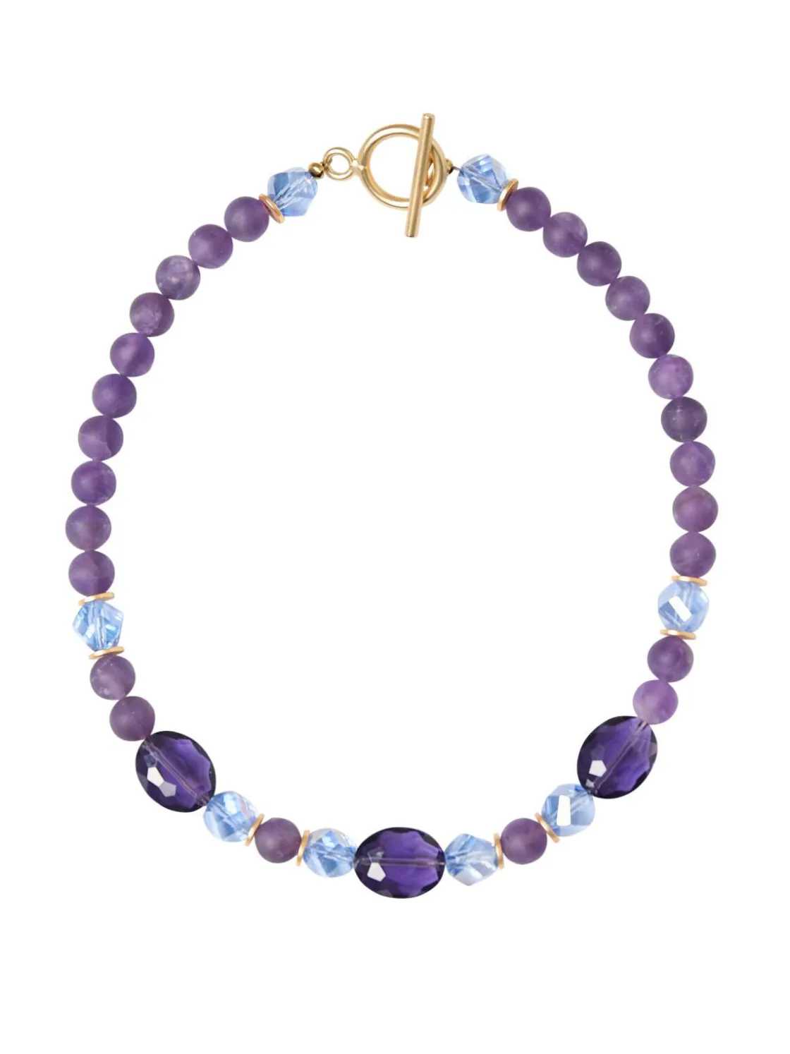 Misook Accessories|Necklaces|Matte Amethyst Crystal Necklace
