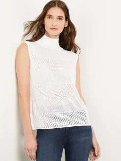 Misook Tops & Tees|Tanks|Mock Neck Soft Knit Tank Top