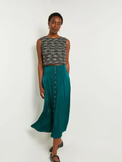 Misook Tops & Tees|Tanks|Modern Fit Cropped Tweed Knit Tank