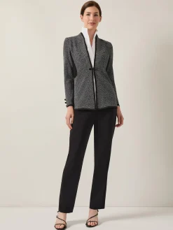 Misook Jackets & Coats|Open Neck Button Detail Blazer