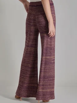 Misook Pants & Shorts|Pull-On Wide Leg Pants - Tweed Knit