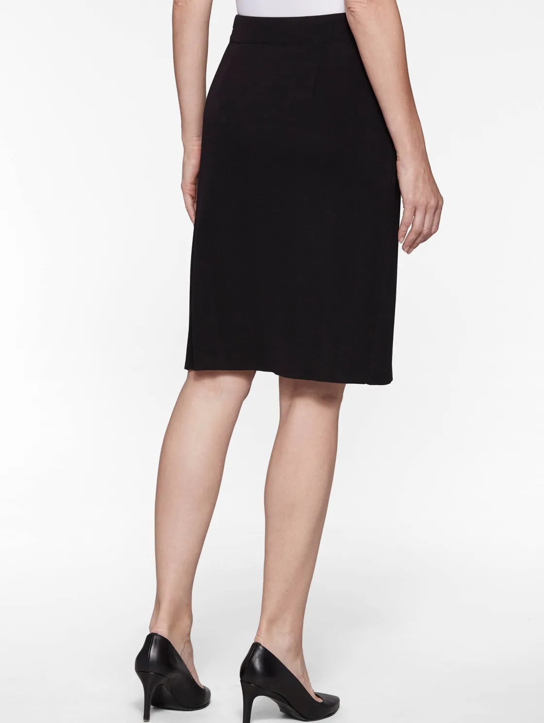 Misook Skirts|23" Straight Knit Skirt - Knit Pencil Skirt |