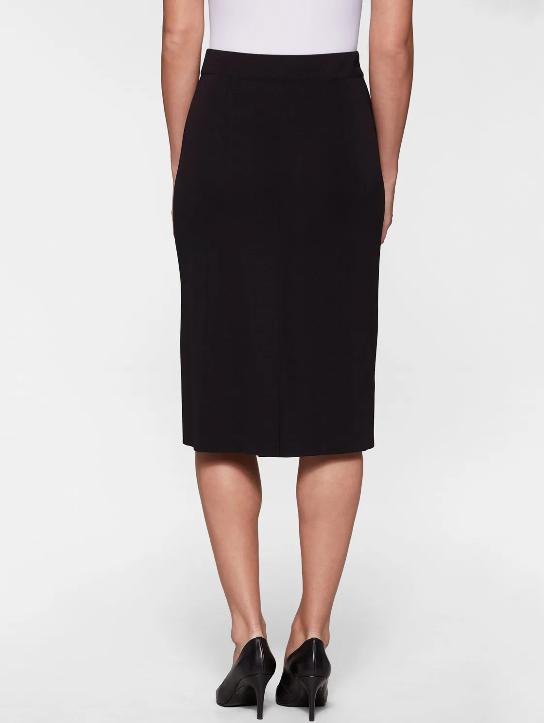 Misook Skirts|27" Straight Knit Skirt - Knit Pencil Skirt |