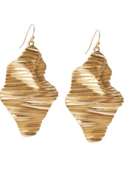 Misook Accessories|Earrings|Ripple Textured Warm Earrings