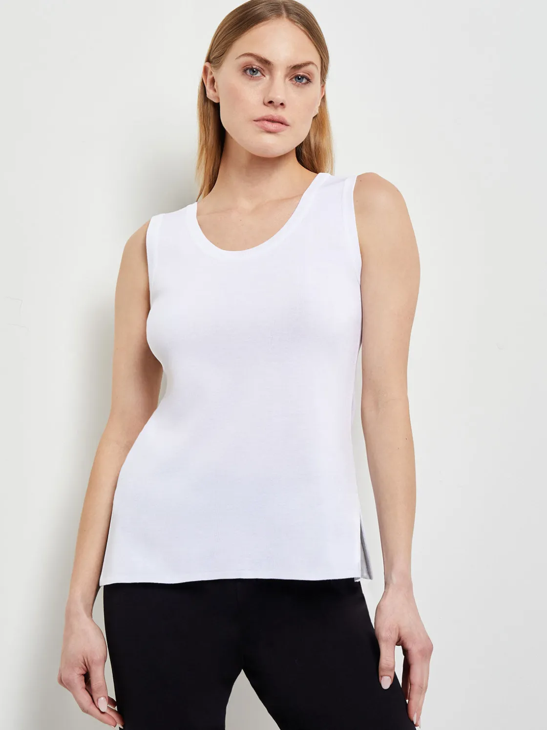 Misook Tops & Tees|Tanks|Scoop Neck Tank Top - Sleeveless Top |