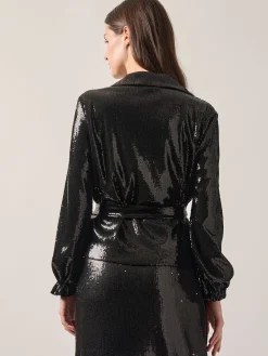 Misook Blouses & Shirts|Tops & Tees|Sequin Novelty Woven Blouse