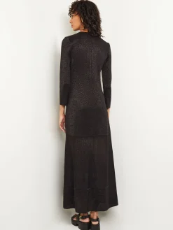 Misook Dresses|Shimmer Knit Maxi Dress