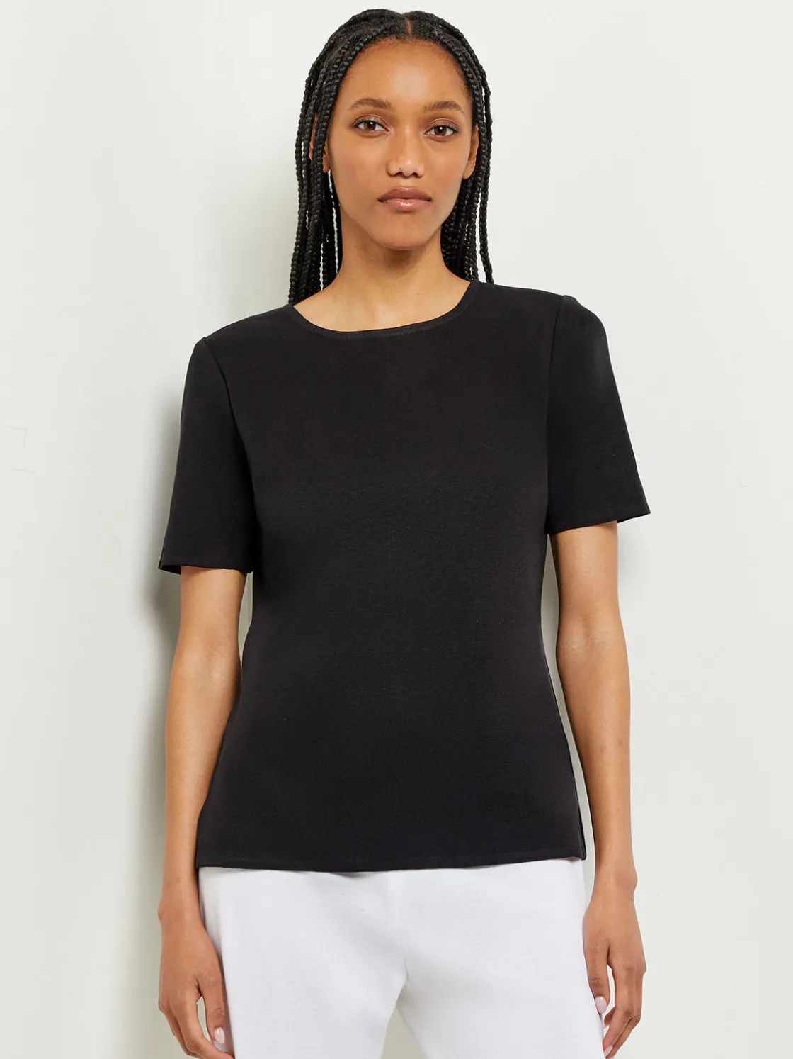 Misook Tops & Tees|Short Sleeve Knit Tunic