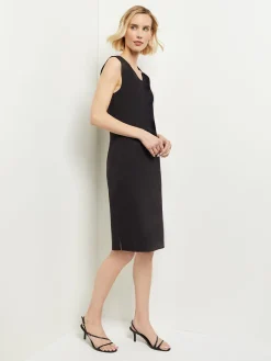 Misook Dresses|Sleeveless Sheath Knit Dress