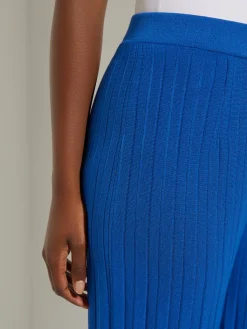 Misook Pants & Shorts|Soft Ribbed Knit Wide Leg Pant