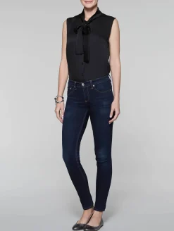 Misook Blouses & Shirts|Tops & Tees|Tie-Neck Crepe de Chine Blouse