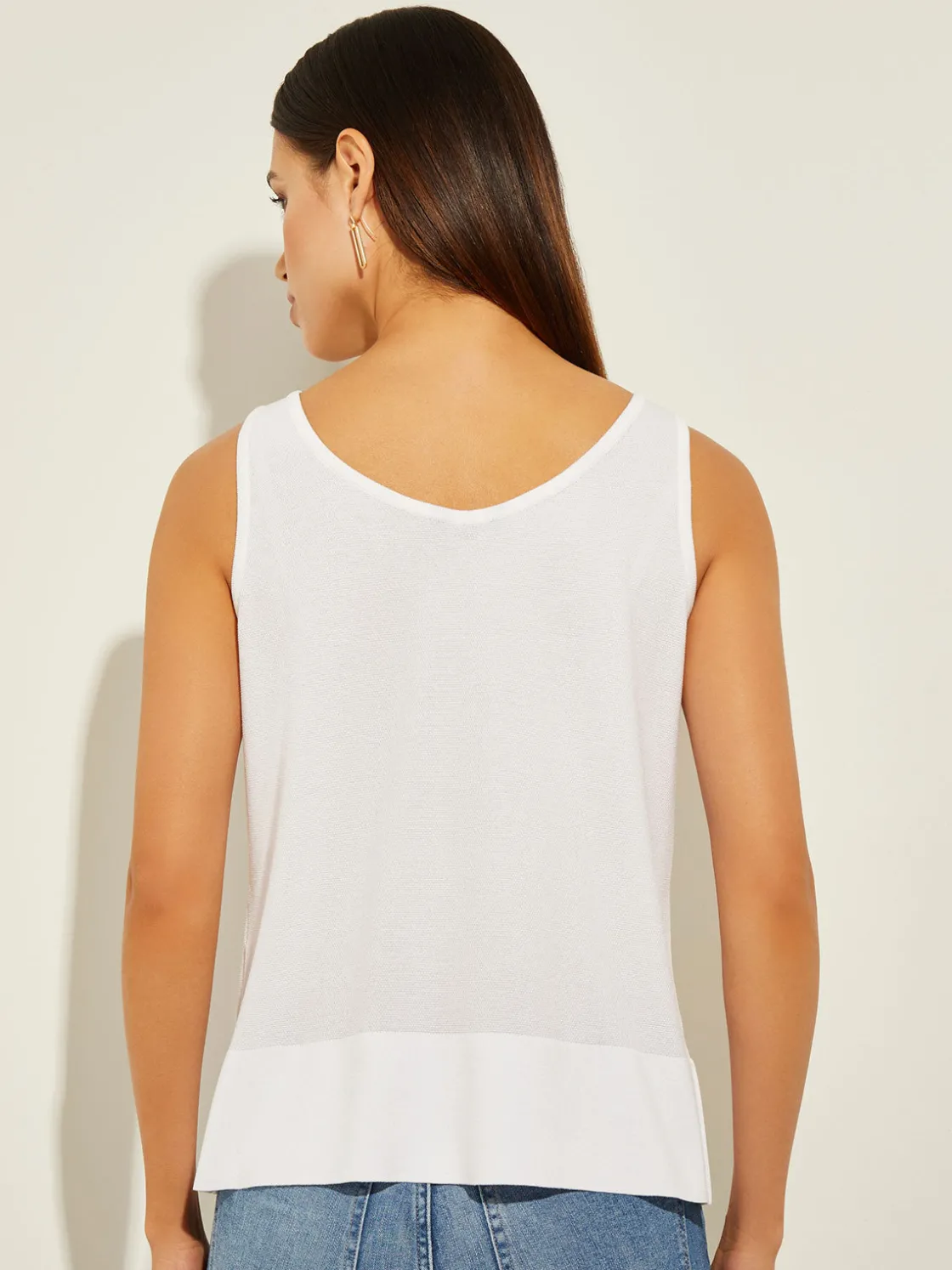 Misook Tops & Tees|Tanks|V-Neck Soft Knit Tank Top